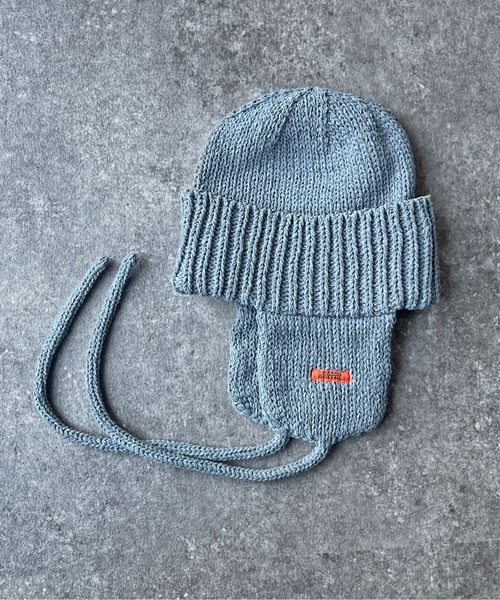 UNIVERSAL OVERALL（ユニバーサルオーバーオール）の「イヤーニットキャップ（ニットキャップ/ビーニー・メンズ・アイボリー/ブラック/グレー・F）」の16枚目の写真