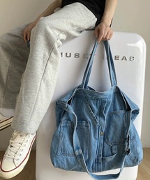デニム2wayトートバッグ