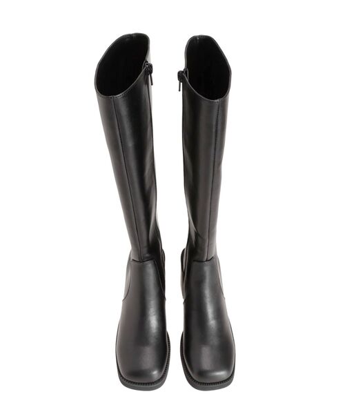 MURUA（ムルーア）の「ラウンドロングブーツ（ブーツ・レディース・ブラウン/ブラック・24.5/23.5/22.5）」の9枚目の写真