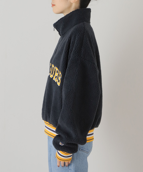Spick & Span（スピックアンドスパン）の「【OFF THE COURT by NBA（オフザコートバイエヌビーエー）】 TeamLogo Boa Fleece（その他トップス・レディース・グリーン/ネイビー/オレンジ・FREE）」の18枚目の写真