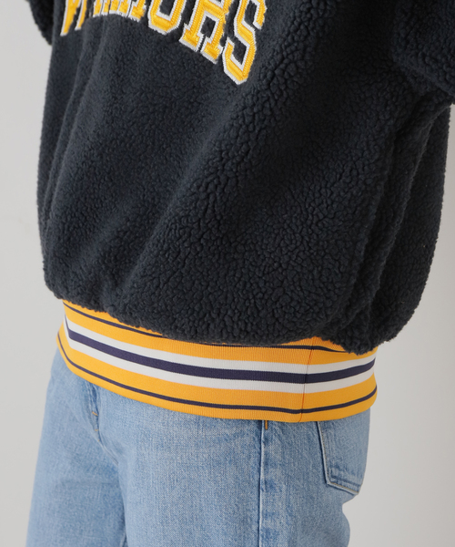 Spick & Span（スピックアンドスパン）の「【OFF THE COURT by NBA（オフザコートバイエヌビーエー）】 TeamLogo Boa Fleece（その他トップス・レディース・グリーン/ネイビー/オレンジ・FREE）」の12枚目の写真