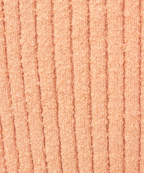 31 Sons de mode（トランテアン　ソン　ドゥ　モード）の「ジップアップカーデトップス（ニット/セーター・レディース・オフホワイト/ピンク/ホワイト×ブラック・36）」の8枚目の写真