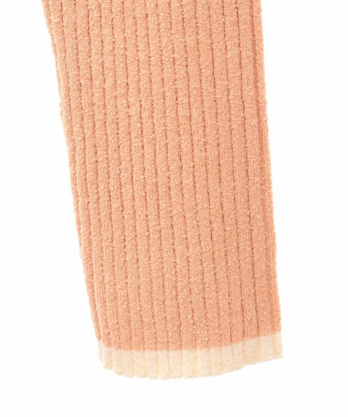 31 Sons de mode（トランテアン　ソン　ドゥ　モード）の「ジップアップカーデトップス（ニット/セーター・レディース・オフホワイト/ピンク/ホワイト×ブラック・36）」の11枚目の写真