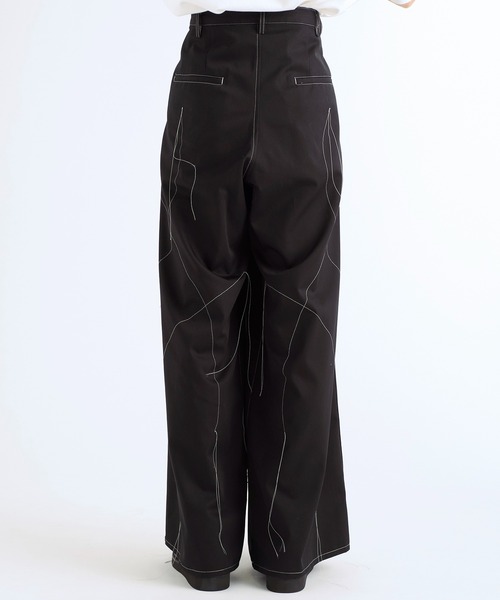 正規 16AW sulvam カットオフ 変形 スラックス ステッチ 119P▲ 正規 16AW sulvam カットオフ 変形 スラックス ステッチ 119P△ - メルカリ