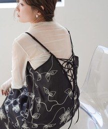 Bab | 【低身長向け・高身長向けサイズあり】刺繍キャミワンピース(ワンピース)