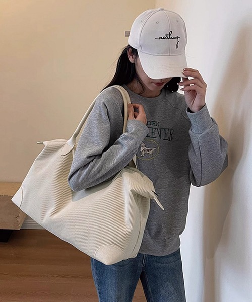 Dita Muaj.(ディータムアージュ)の「【大容量/トラベル】マルチボストンバッグ(ボストンバッグ・レディース・アイボリー/ブラック/グレー・FREE)」の9枚目の写真