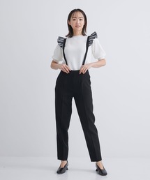 ボーダーズアットバルコニー SUSPENDER SKIRT ミモレ サスペンダー ボーダーズアットバルコニー SUSPENDER SKIRT ミモレ サスペンダー
