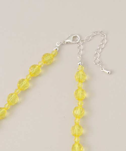 Casselini(キャセリーニ)の「【Casselini/キャセリーニ】フラワーネックレス(ネックレス・レディース・ブルー系その他・FREE)」の5枚目の写真