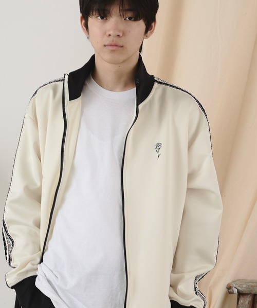 【セール】ニットテープ使いトラッカー（ジャージ）｜ROOPTOKYO（ループトウキョウ）