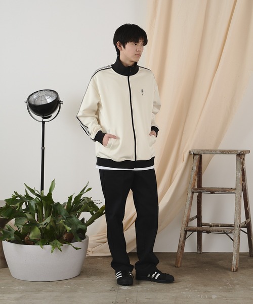 【セール】ニットテープ使いトラッカー（ジャージ）｜ROOPTOKYO（ループトウキョウ）