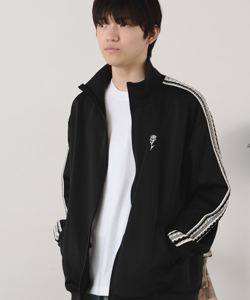 【セール】ニットテープ使いトラッカー（ジャージ）｜ROOPTOKYO（ループトウキョウ）