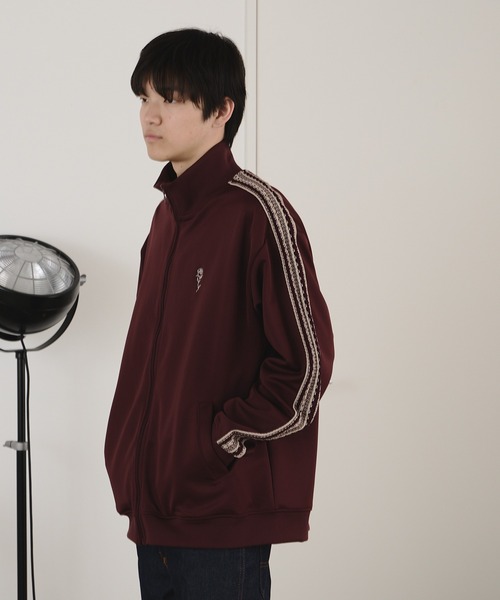 【セール】ニットテープ使いトラッカー（ジャージ）｜ROOPTOKYO（ループトウキョウ）