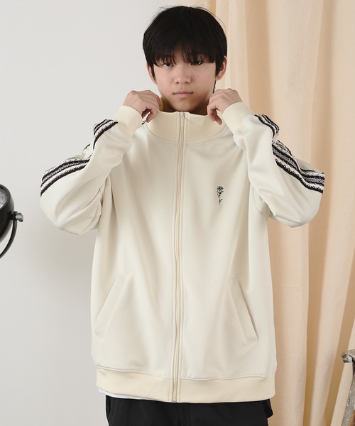 【セール】ニットテープ使いトラッカー（ジャージ）｜ROOPTOKYO（ループトウキョウ）