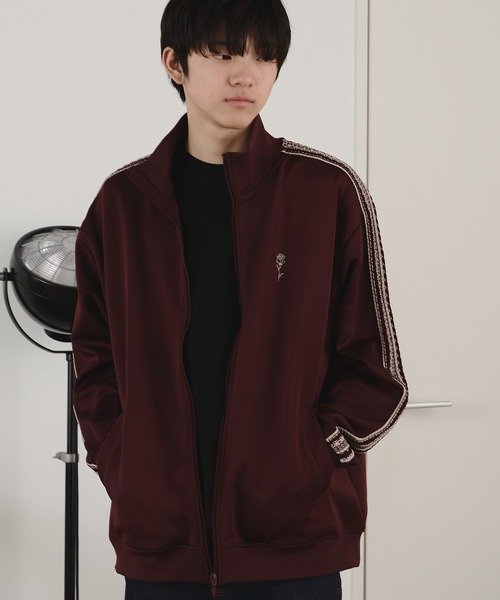 【セール】ニットテープ使いトラッカー（ジャージ）｜ROOPTOKYO（ループトウキョウ）