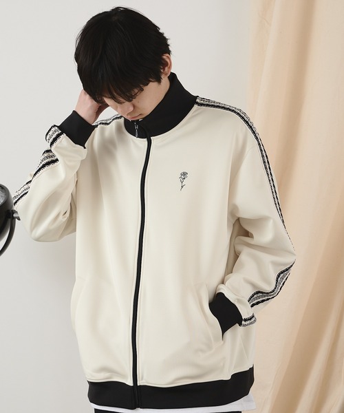 【セール】ニットテープ使いトラッカー（ジャージ）｜ROOPTOKYO（ループトウキョウ）