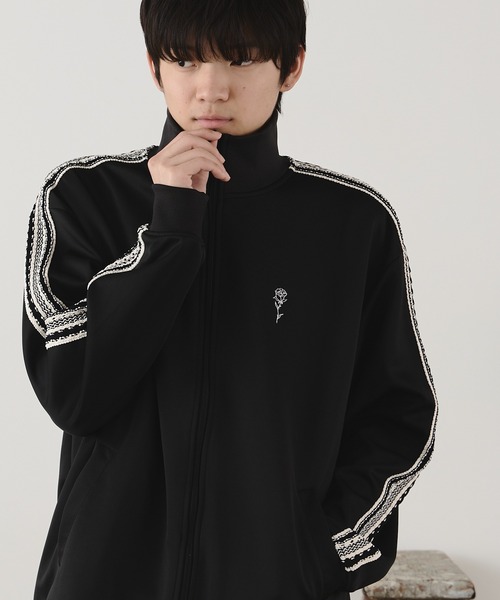 【セール】ニットテープ使いトラッカー（ジャージ）｜ROOPTOKYO（ループトウキョウ）