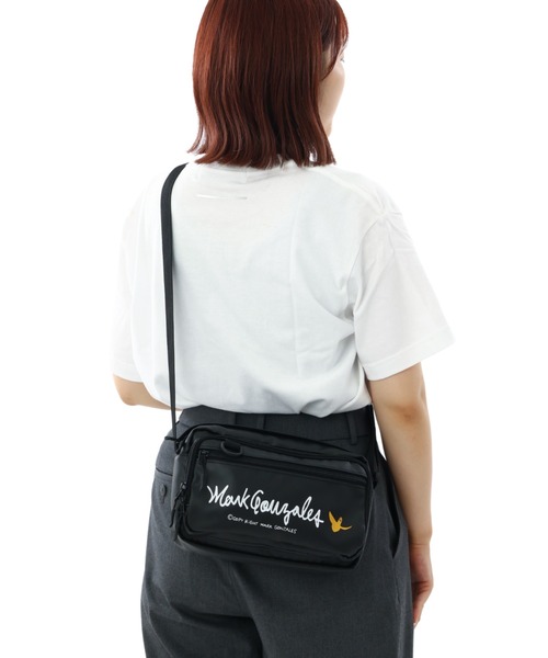 MASSIVE STORE(マッシブストア)の「【Mark Gonzales/マーク・ゴンザレス】ヨコショルダー(ショルダーバッグ・メンズ・ホワイト/ブラック・FREE)」の11枚目の写真