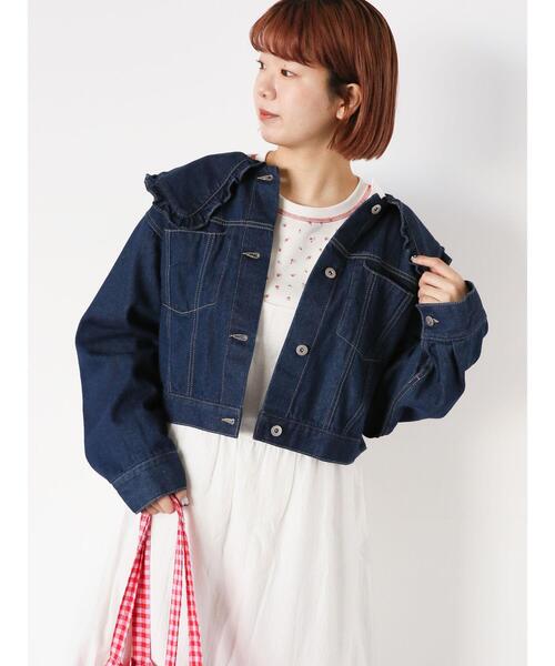 ehka sopo(エヘカソポ)の「花柄ワッフルカットソー(Tシャツ/カットソー・レディース・イエロー/サックスブルー/レッド・F)」の16枚目の写真