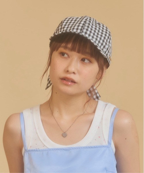 kaorinomori(カオリノモリ)の「kaorinomori カロキャップ / カオリノモリ(キャップ・レディース・ライトブルー/ブラック・FREE)」の5枚目の写真