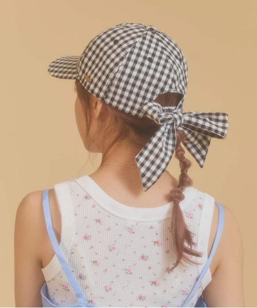 kaorinomori(カオリノモリ)の「kaorinomori カロキャップ / カオリノモリ(キャップ・レディース・ライトブルー/ブラック・FREE)」の8枚目の写真