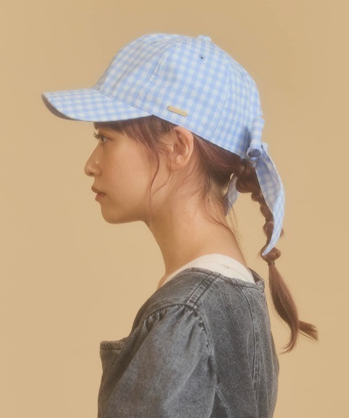 kaorinomori(カオリノモリ)の「kaorinomori カロキャップ / カオリノモリ(キャップ・レディース・ライトブルー/ブラック・FREE)」の18枚目の写真