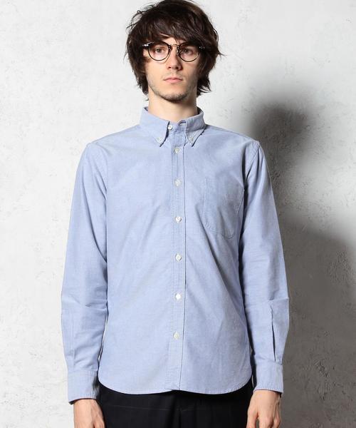 green label relaxing(グリーンレーベルリラクシング)の「◎40//OX ORGANIC BD-N シャツ(シャツ/ブラウス・メンズ・ホワイト/ネイビー/ライトグレー・X-SMALL/SMALL/LARGE/X-LARGE/MEDIUM)」の16枚目の写真