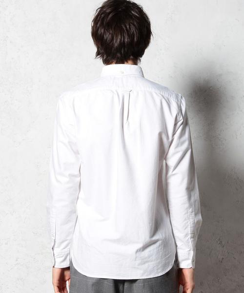 green label relaxing(グリーンレーベルリラクシング)の「◎40//OX ORGANIC BD-N シャツ(シャツ/ブラウス・メンズ・ホワイト/ネイビー/ライトグレー・X-SMALL/SMALL/LARGE/X-LARGE/MEDIUM)」の5枚目の写真