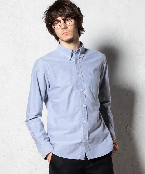 green label relaxing(グリーンレーベルリラクシング)の「◎40//OX ORGANIC BD-N シャツ(シャツ/ブラウス・メンズ・ホワイト/ネイビー/ライトグレー・X-SMALL/SMALL/LARGE/X-LARGE/MEDIUM)」の20枚目の写真