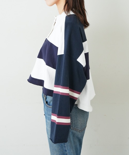 etsinta（エシンタ）の「【etsinta／エシンタ】リメイククロップド