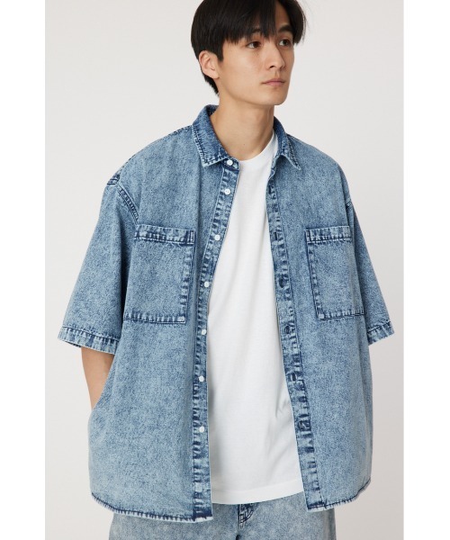 【最終処分価格】RODEOCROWNS＊薄色デニムシャツ/２ 最終処分価格】RODEOCROWNS＊薄色デニムシャツ/2（最終処分価格