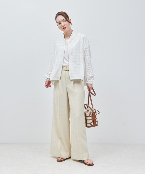 ROPE'（ロペ）の「【洗える】【一部カラー接触冷感】アームレットTシャツ（Tシャツ/カットソー・レディース・ブラック/ホワイト/レンガ/ホワイト系その他/グレー・FREE）」の21枚目の写真