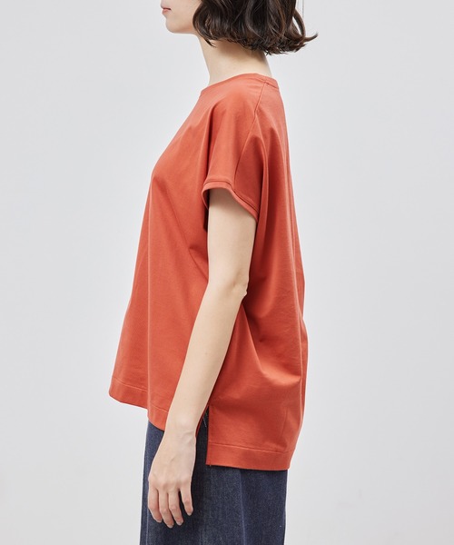 ROPE'（ロペ）の「【洗える】【一部カラー接触冷感】アームレットTシャツ（Tシャツ/カットソー・レディース・ブラック/ホワイト/レンガ/ホワイト系その他/グレー・FREE）」の15枚目の写真