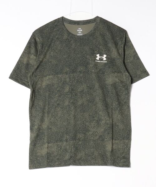 UNDER ARMOUR（アンダーアーマー）の「アンダーアーマー  UA プリント ショートスリーブTシャツ（Tシャツ/カットソー・メンズ・ライトグレー/ダークブルー/オリーブ/ブラック・S/M/L/LL/3L）」の3枚目の写真