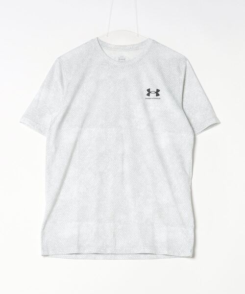 UNDER ARMOUR（アンダーアーマー）の「アンダーアーマー  UA プリント ショートスリーブTシャツ（Tシャツ/カットソー・メンズ・ライトグレー/ダークブルー/オリーブ/ブラック・S/M/L/LL/3L）」の2枚目の写真