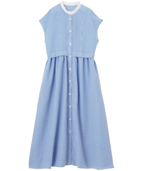 GeeRA（ジーラ）の「夏にぴったり。ウエストギャザーフレンチスリーブ