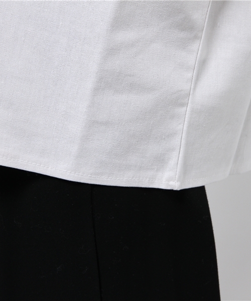 DAMMY（ダミー）の「DAMMY/BIG5分袖シャツ（シャツ/ブラウス・レディース・ブルー/ホワイト・FREE）」の9枚目の写真