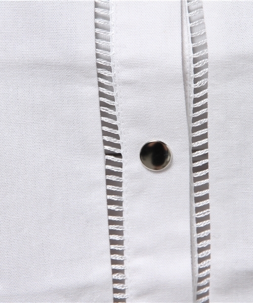 DAMMY（ダミー）の「DAMMY/BIG5分袖シャツ（シャツ/ブラウス・レディース・ブルー/ホワイト・FREE）」の10枚目の写真