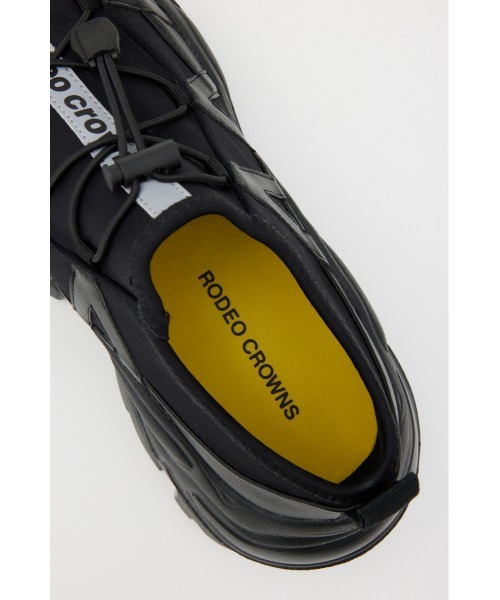 RODEO CROWNS WIDE BOWL（ロデオクラウンズワイドボウル）の「W/R SNEAKER（スニーカー・レディース・ブラック/オレンジ系その他・24.5cm/23.5cm）」の8枚目の写真