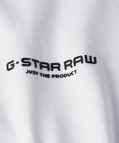 G-STAR（ジースター）の「BOXY SLEEVELESS T-SHIRT/オーバーサイズロゴノースリーブ（タンクトップ・メンズ・ホワイト・X-SMALL/X-LARGE/LARGE/SMALL/MEDIUM）」の7枚目の写真