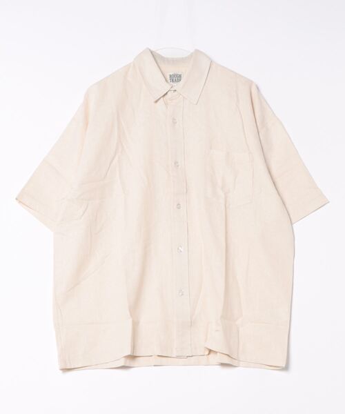 ROUGH TRADE（ラフトレード）の「麻レーヨン 半袖レギュラーカラーシャツ(M1)（シャツ/ブラウス・メンズ・イエロー/アイボリー/ミント/チャコールグレー・X-LARGE/LARGE/MEDIUM）」の11枚目の写真