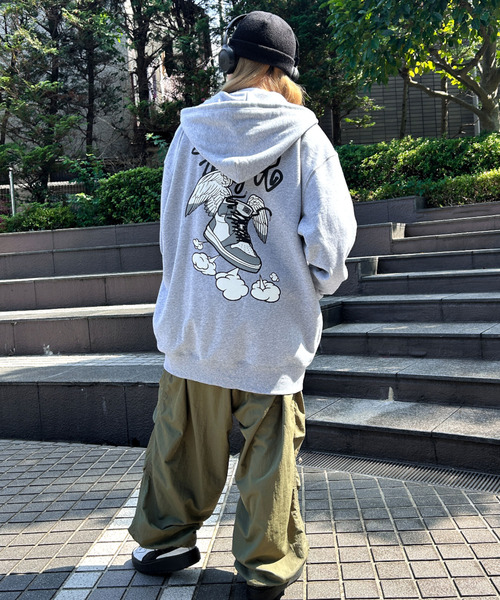 ⭐*！様 FOTUS フェトウス　ブルー　フーディー　パーカー adidas（アディダス）の「adidas アディダス TREFOIL HOODIE