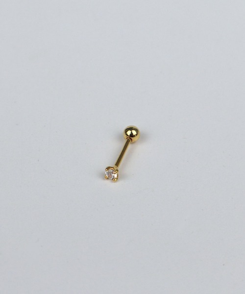 CEMONEMO(セモネモ)の「【金属アレルギー対応】 ジルコニア ポイントピアス(片耳用) / silver925(ピアス(片耳用)・レディース・ゴールド/ピンクゴールド/シルバー・FREE)」の11枚目の写真