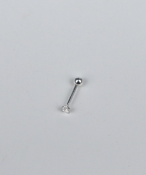 CEMONEMO(セモネモ)の「【金属アレルギー対応】 ジルコニア ポイントピアス(片耳用) / silver925(ピアス(片耳用)・レディース・ゴールド/ピンクゴールド/シルバー・FREE)」の6枚目の写真