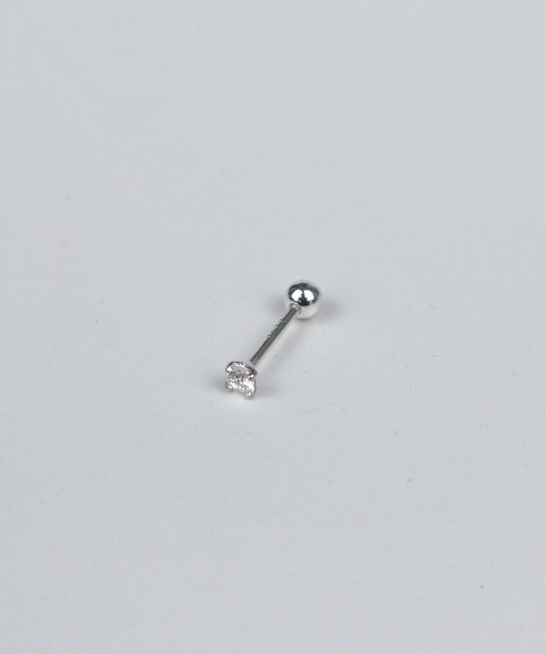 CEMONEMO(セモネモ)の「【金属アレルギー対応】 ジルコニア ポイントピアス(片耳用) / silver925(ピアス(片耳用)・レディース・ゴールド/ピンクゴールド/シルバー・FREE)」の7枚目の写真
