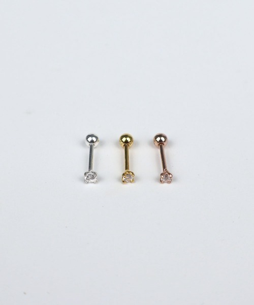 CEMONEMO(セモネモ)の「【金属アレルギー対応】 ジルコニア ポイントピアス(片耳用) / silver925(ピアス(片耳用)・レディース・ゴールド/ピンクゴールド/シルバー・FREE)」の16枚目の写真
