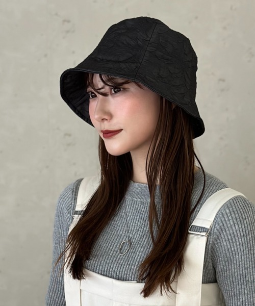 新品未使用　TULIPハット　チューリップハット　ホワイト polcadot 帽子 ハット Sheer tulip/シアー チューリップハット