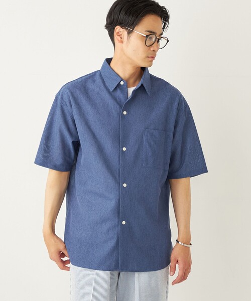 ✨美品✨7Squar/seven 　スーツ ４XＬサイズ　ネイビー　ジャージ生地 セール】SHIPS Colors:〈洗濯機可能〉ジャージー ショート