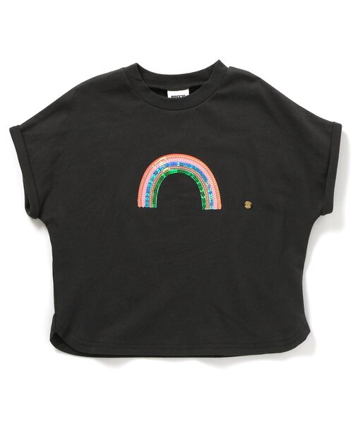 BREEZE(ブリーズ)の「モチーフギミックTシャツ(Tシャツ/カットソー・キッズ・オフホワイト/ピンク/チャコール・80/90/100/110/120/130/140)」の6枚目の写真