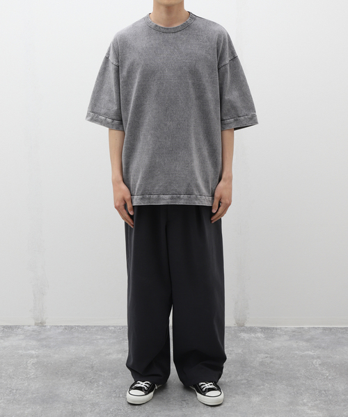 JOURNAL STANDARD J.S HOMESTEAD（ジャーナルスタンダードホームステッド）の「【J.S.Homestead】DARKLY DYE OVER S/S（Tシャツ/カットソー・メンズ・チャコールグレー/サックスブルー/ブラウン系その他/ブラック・LARGE/MEDIUM）」の17枚目の写真