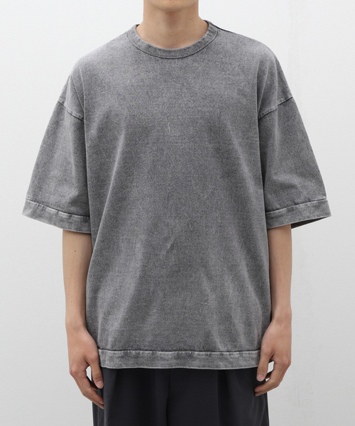 JOURNAL STANDARD J.S HOMESTEAD（ジャーナルスタンダードホームステッド）の「【J.S.Homestead】DARKLY DYE OVER S/S（Tシャツ/カットソー・メンズ・チャコールグレー/サックスブルー/ブラウン系その他/ブラック・LARGE/MEDIUM）」の18枚目の写真